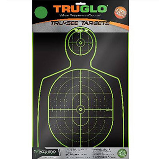 TRUGLO TRU-SEE TARGETS HANDGUN 12X18